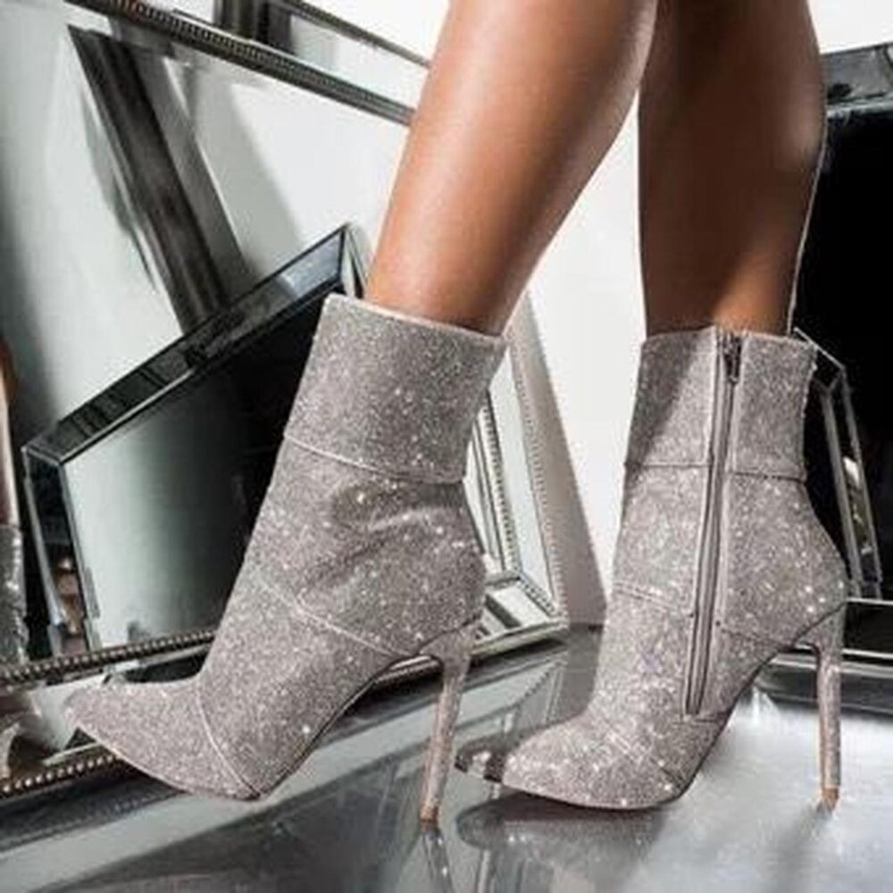 Steve Madden Winona Rhinestone Booties